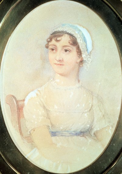 Portrait of Jane Austen by English School